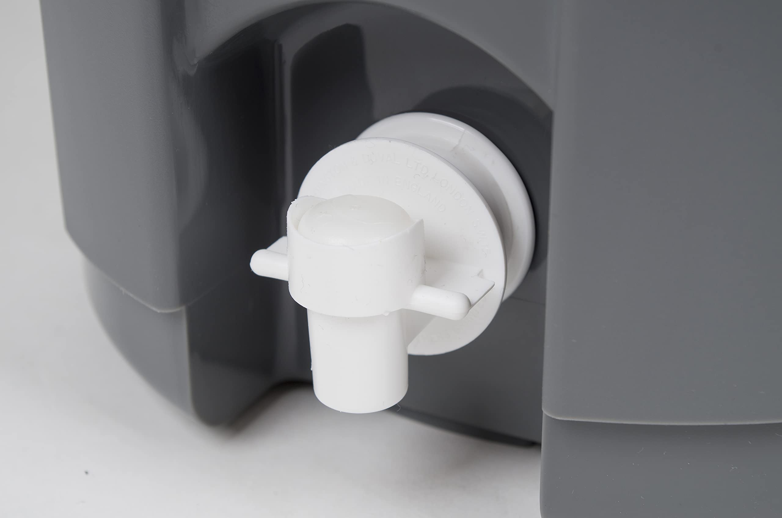 EDA - Distributeur de jus/d'eau - Avec robinet - Gris - 8 Litre