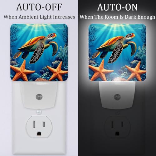 Lámparas de noche LED tipo enchufe 2 piezas 0.5W miniatura 2