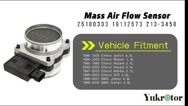 冷凍SM50 PS30 ADM10 S10 M5 Amazon.com: Yukrotor Mass Air Flow Sensor 25180303 MAF Sensor