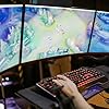 Kado Triple Monitor Setup - 3-Pack 27 Curved 1920x1080 Computer Monitor 1500R 75Hz VESA Mount HDMI Office Gaming Hybrid Built-in Speakers (C27X Trio Series)