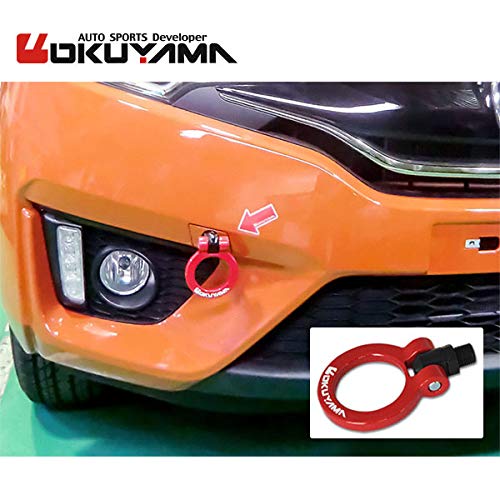 Amazon | OKUYAMA オクヤマ フリップアップトーイングフック レッド