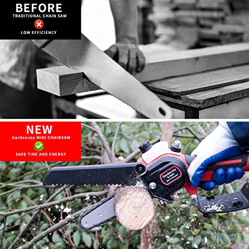 21V Cordless Drill With 6-Inch Mini Chainsaw #TOP7