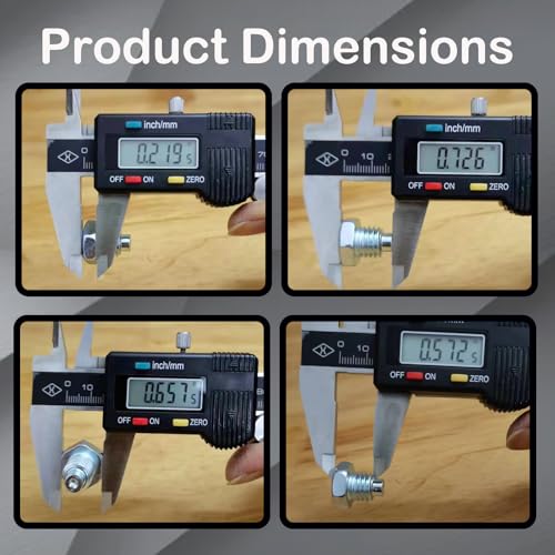 Image of 3 Ton 4 Ton Hydraulic Jack Handle Replacement Bolt, Horizontal Car Jack Fixing Bolts, Pressure Rod Bolt for Hydraulic Floor Jacks (6 PCS)