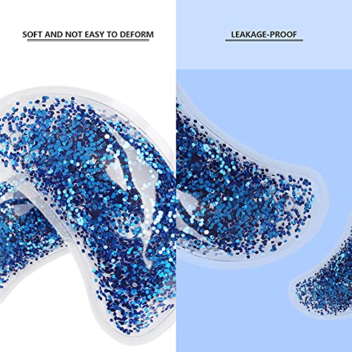 Oogtherapie Gel Packs, Eye Gel Pad Verlicht vermoeidheid Spa Ice Pack voor ogen Eye Gel Ice Pack voor ogen voor donkere… - Afbeelding 6