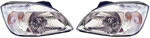 Para el conjunto de faros delanteros Kia Rio 2006 2007 2008, par del conductor y del pasajero con certificación DOT  KI2500100  KI2501100  92101