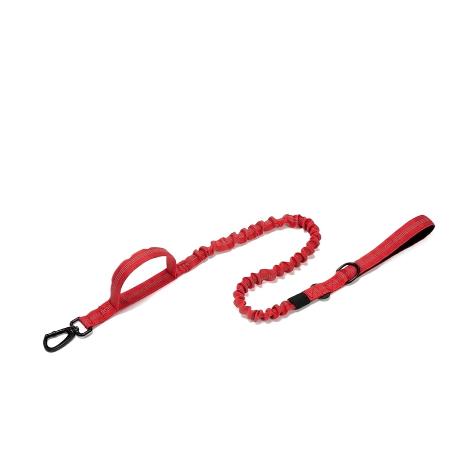 Ensemble collier et laisse pour chien XL rouge en nylon réglable robuste