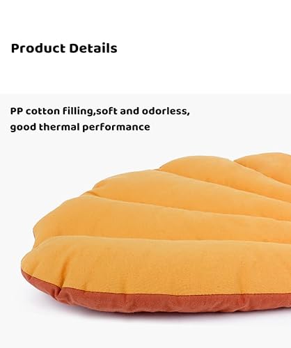 Pet Mat For Dog Cat With Leaf Shape Design Reusable Cotton Pad For Dogs And Cats Indoor Comfortable Durable Sleeping Cushion Washable Crate Cotton Mat Summer Cotton Green Leaf Pads #TOP3