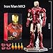 KaniHobby ZD Toys Marvel Studios 10th-Aniversary Series Iron Man MK3 Mark III 7 Inches Action Figure(Iron Man MK3)