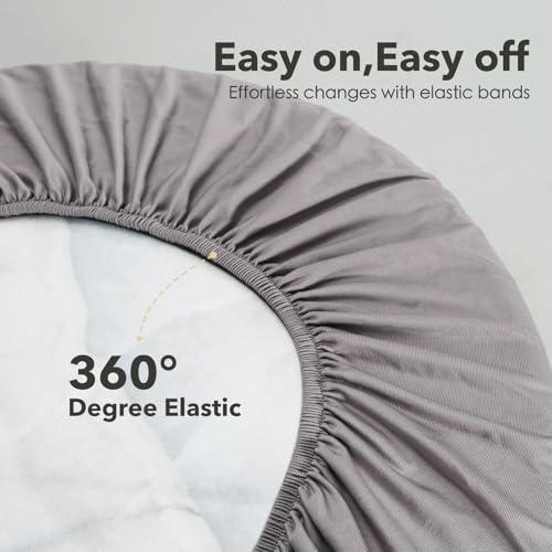 Image of Bassinet Sheets Compatible with Burts Bees, Soft and Breathable Fitted Sheets Compatible with Burts Bees Bassinet, 15 x 33 Inches,2PCS(Sheets Only,No Mattrees)