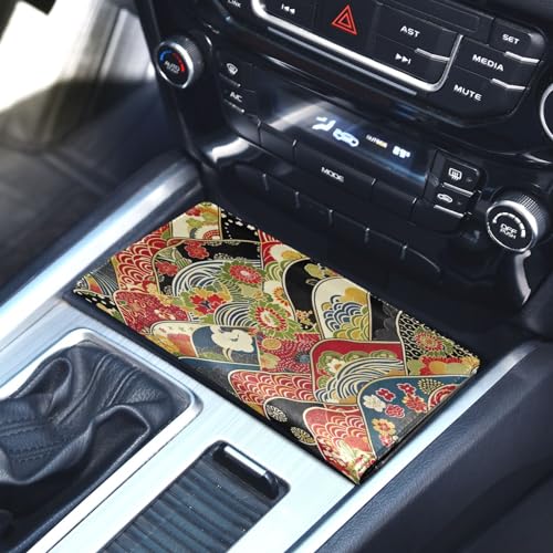 Organizador de auto de cuero miniatura 5