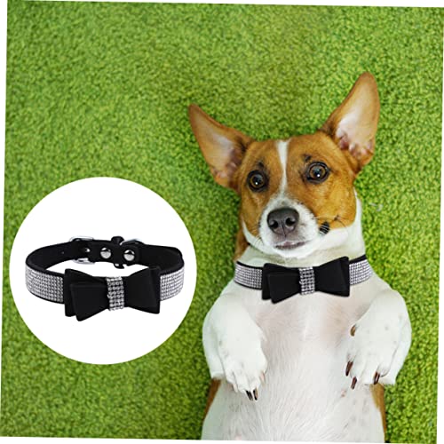 BESPORTBLE 1stück Haustier Fliege Mit Strass Für Hunde Und Verstellbares Bequemes XL Perfektes Accessoire Für Stilvolle Auftritte Und Fotos