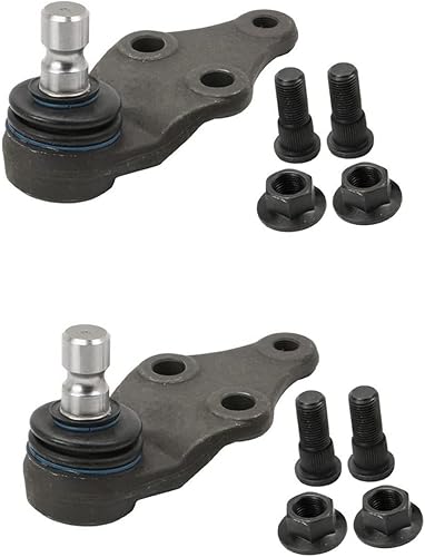 Miniatura 1687 de Detroit Axle - Par de rótulas delanteras inferiores para Jeep 2014-2018 Cherokee, 2 juntas esféricas inferiores reemplazo 2015 2016 2017