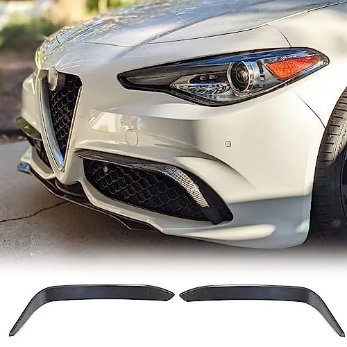 Cubierta de fibra de carbono para luz antiniebla Alfa Romeo Giulia miniatura 1