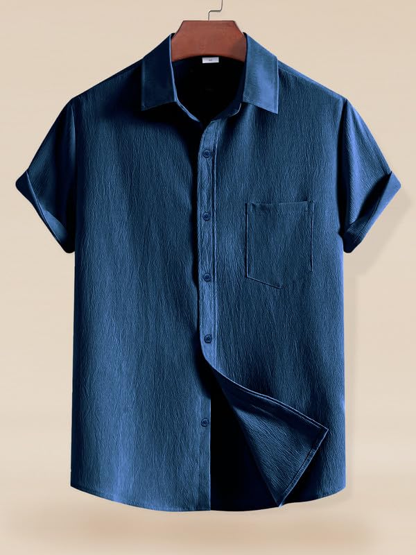 Image of Tee Projekt Textured Shirts for Men || Casual Shirt for Men || Comfortable and Stylish for Every Wardrobe