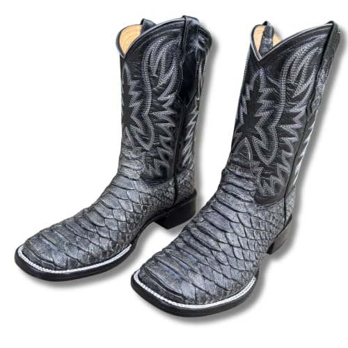 Image of Men's Alex Western Cowboy Boots Square Toe Pull On