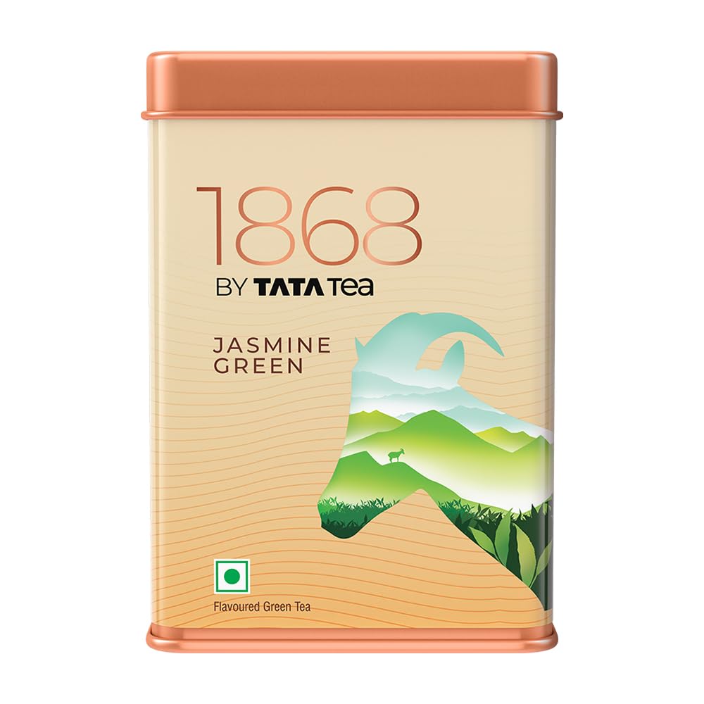 1868 by Tata Tea Jasmine Green, Green Tea with Jasmine, Flavoured Green Tea, 50g (B09ZY8L58G) Amazon Price History, Amazon Price Tracker