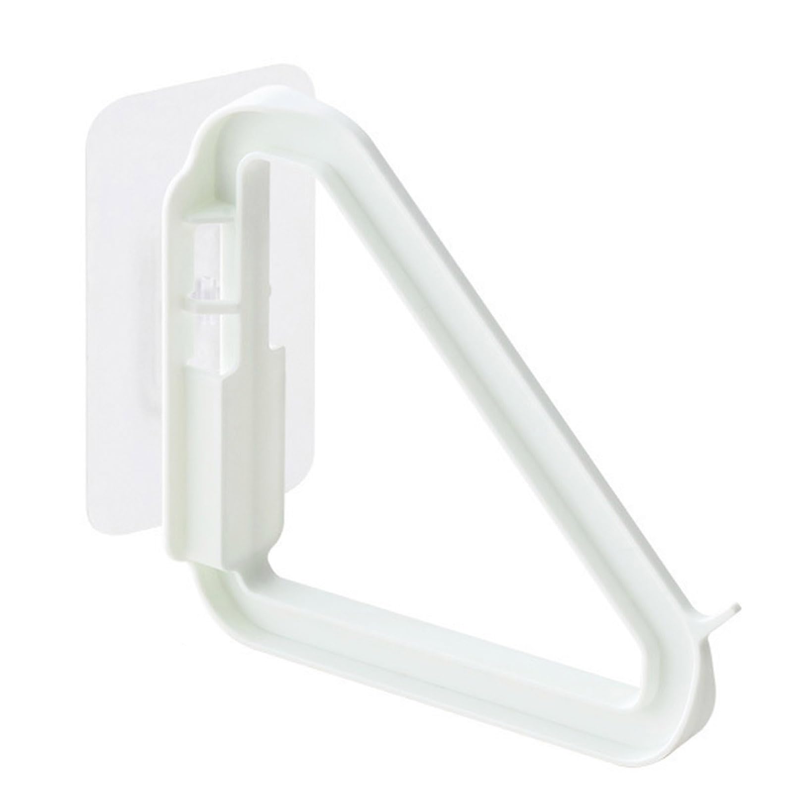 Worparsen Office Clothes Rack Holder Wet Dry Hanger Wall-Mounted Clothing Space-Saving Organizer for Laundry Dryer Room Garment Storage Dorm White