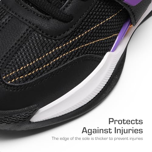 DREAM PAIRS Boys Girls Basketball Shoes Little Kid Big Kid Non-Slip Sport Athletic Sneakers Boys Comfortable Durable School Training Shoes4