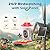 RichBird Smart Hummingbird Feeder with Camera Solar Powered, AI Identify, Instant Notification, Leakproof & Ant Moat, Outdoors Hanging, Idea Gift for Bird Lovers (20 oz)