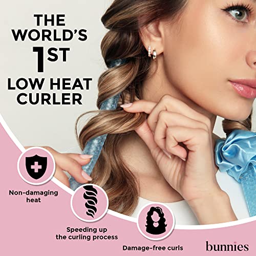 Bunnies Hair Gelcurler Express Curl Kit - Fast Acting Low Heat Hair Curler For Beautiful Damage Free Curls - Long Hair Wrap Curler - Alternative To Heatless Curlers, Soft Hair Rollers Or Curling Rod #TOP1