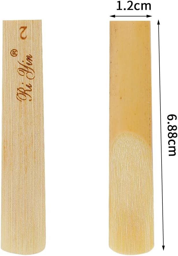 10-Pack Clarinet Reeds, Strength 2.0, Traditional B Flat Clarinet Reed With Box