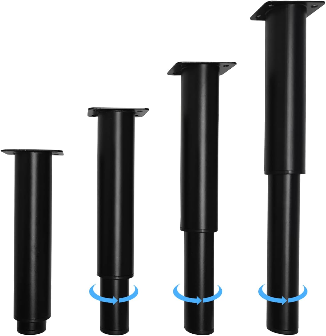 ANTEISI Metal Adjustable Sofa Legs711.8 Inch Furniture