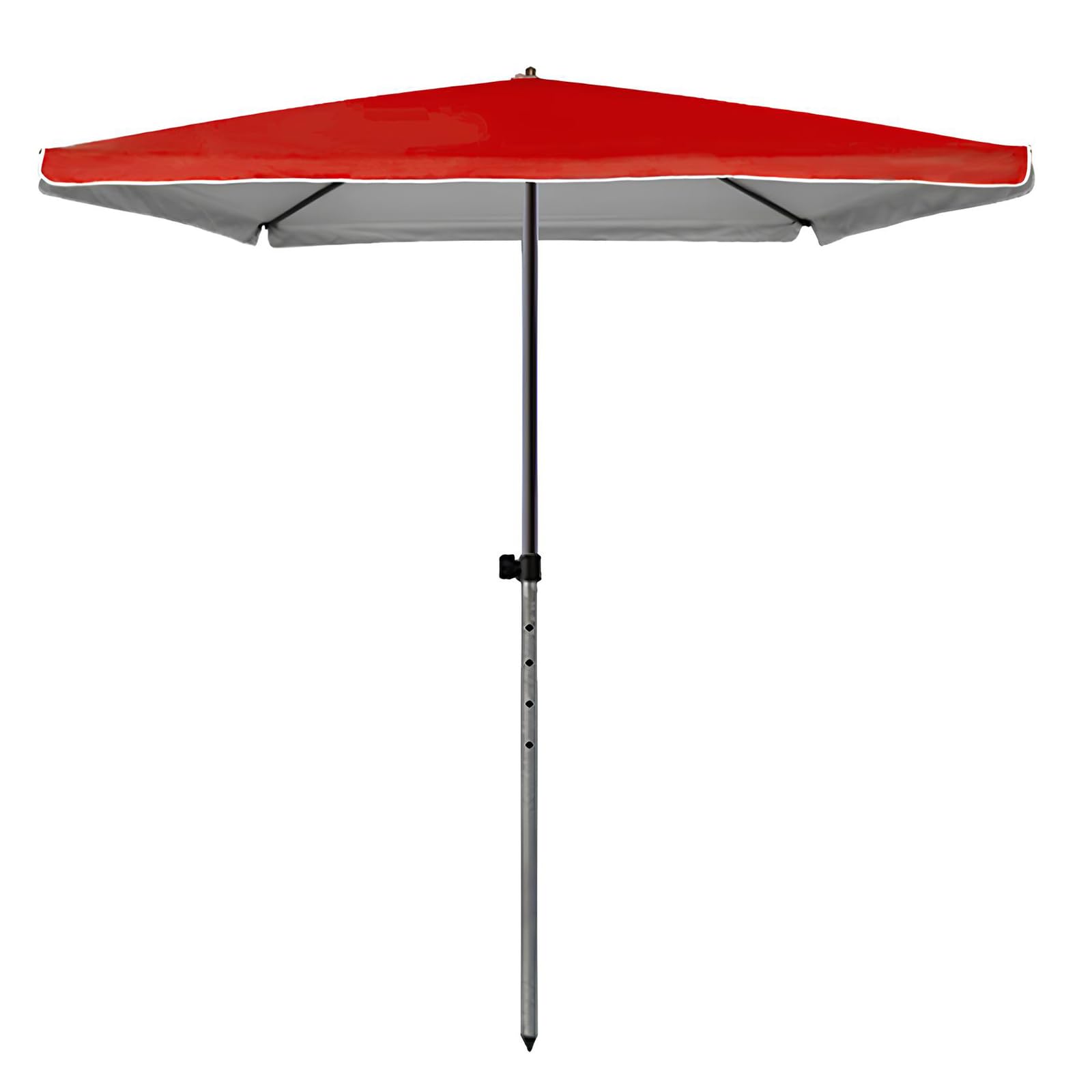 Sombrilla de jardín de 200 x 200 cm impermeable con manivela para sombra en terrazas