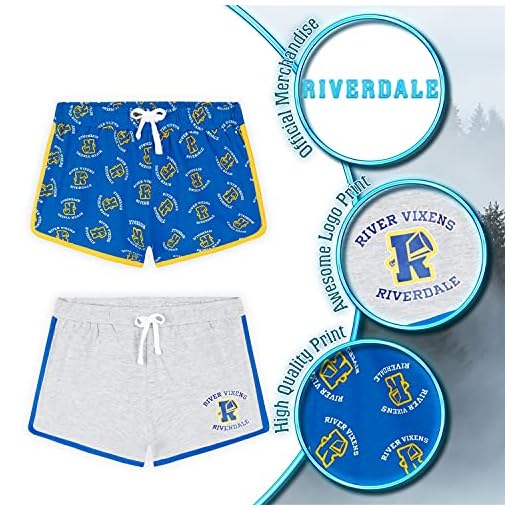 Riverdale Meisjes Shorts, 2-Pack Shorts voor meisjes, 9-15 jaar, River Vixens Merchandise - Image 3