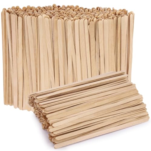 3000PCS Coffee Stir Sticks 5.5 Inch Wooden Coffee Stirrers for Coffee & Cocktails, Wooden Beverage Mixer with Smooth Ends for Coffee Bar Accessories