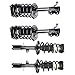 SCITOO 4pcs Front and Rear Left Right Complete Strut Shock Assembly for 1998-2002 Prizm,1993-2002 Corolla set of 4