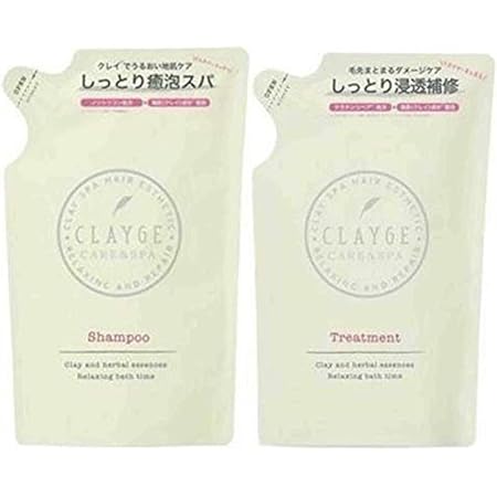 Amazon Clayge クレージュ ｄ 詰め替えセット シャンプー 440ml トリートメント 440ml セット 温冷ヘッドスパ しっとりダメージケア Clayge クレージュ シャンプー コンディショナーセット 通販