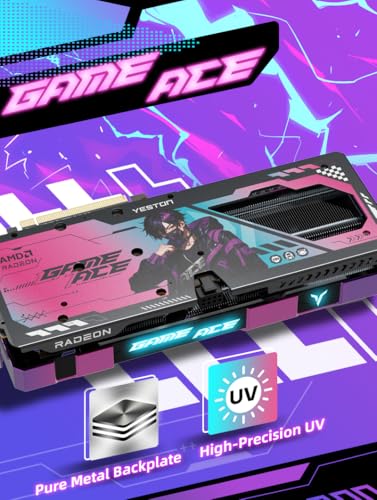 Image of Yeston Game Ace Radeon RX 9060 XT 16GB GDDR6 128bit Video Cards Desktop Computer PC Video Graphics Card