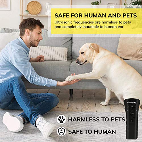Dispositivo de controle de latido DwellMy para treinamento de cães para casa e ao ar livre, controle