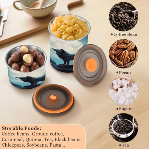 Blueangle bote hermético para café acero inoxidable 17oz miniatura 5