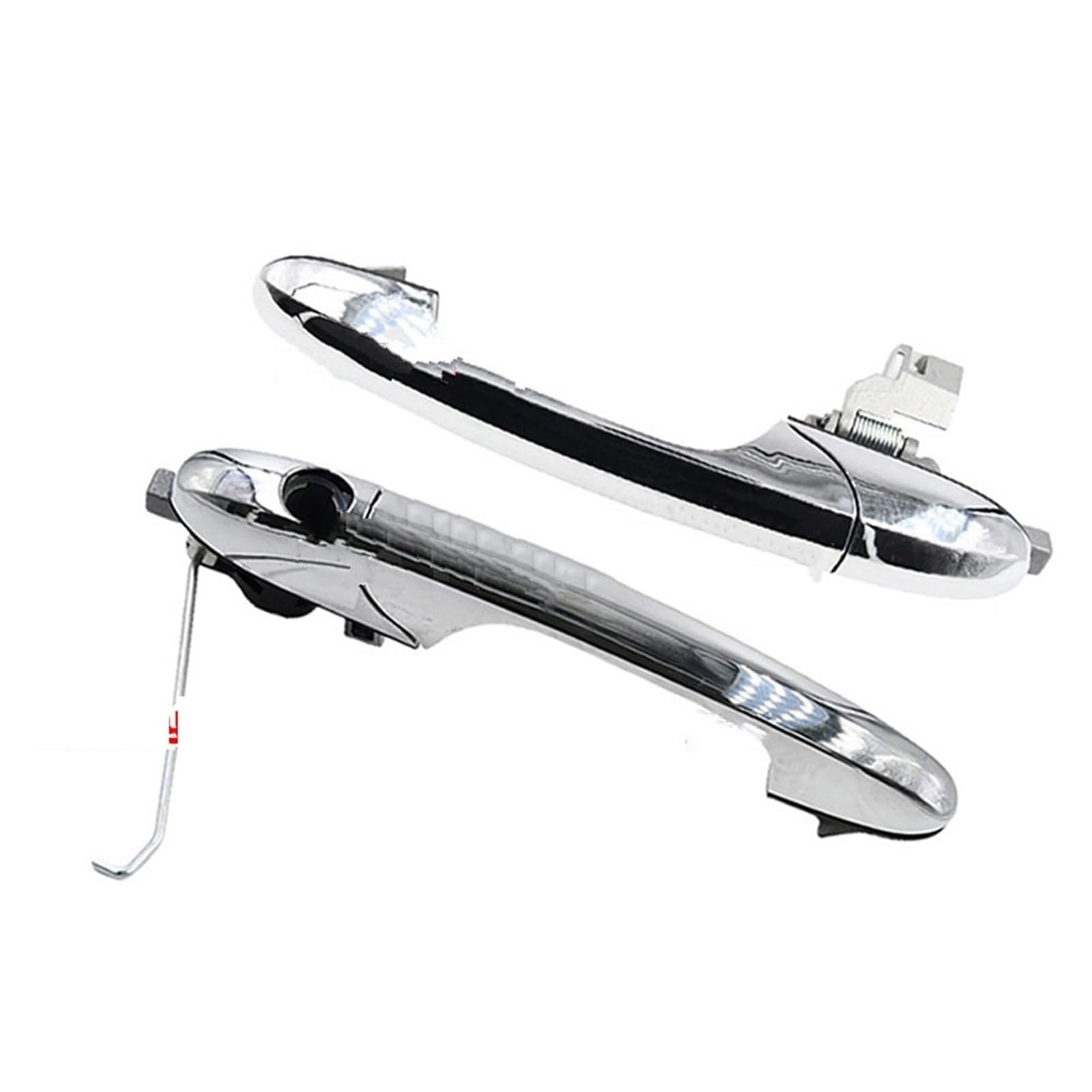 Hguvsjd Rhd Left And Right Car Exterior Door Handles For Fiat 500 2007-2020 Outer Door Handle With Chrome Lhd 735592014 735592024 Rhd 735592026 735592012(Rhd Left And Right)