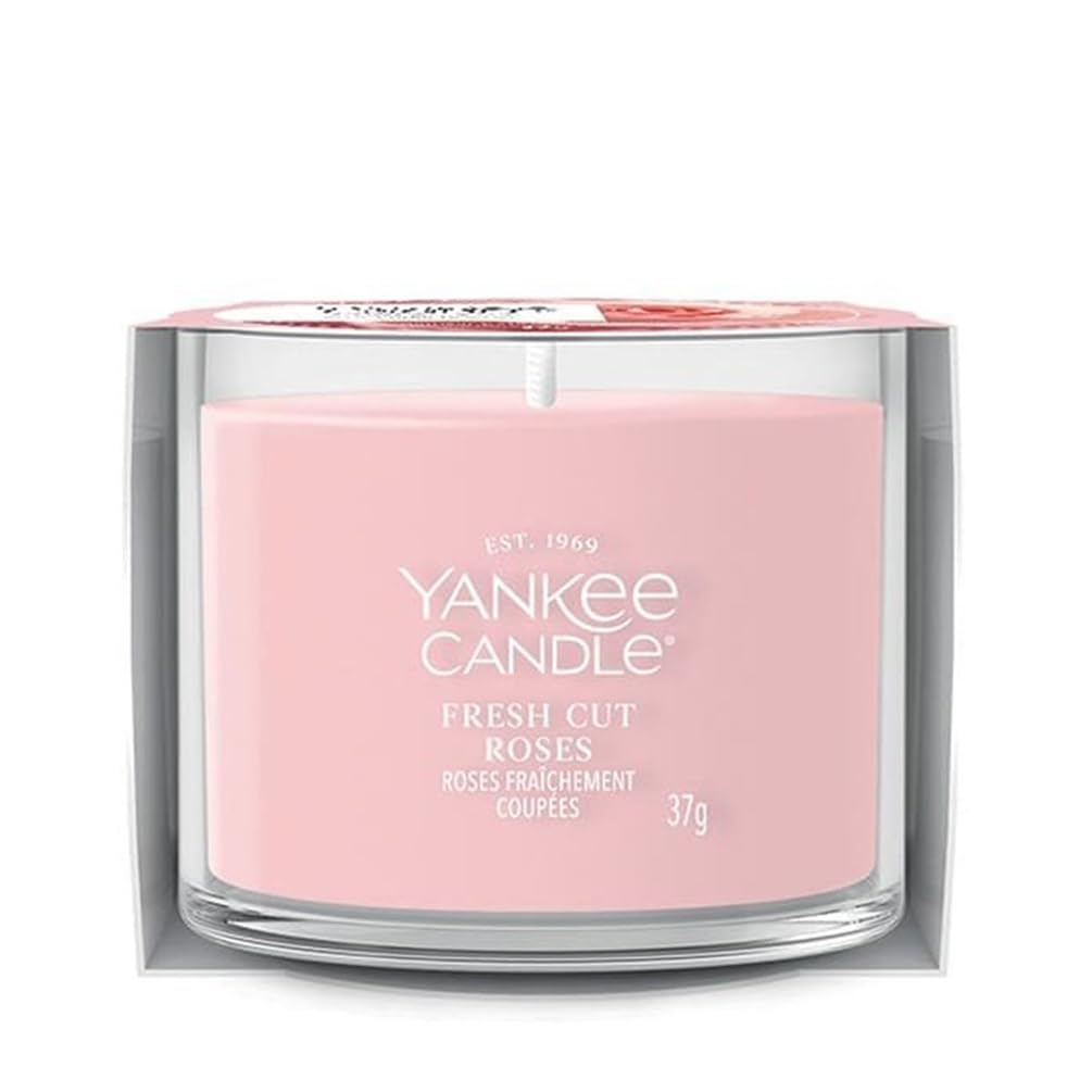 Yankee Candle Bougie votive remplie de roses fraîchement coupées