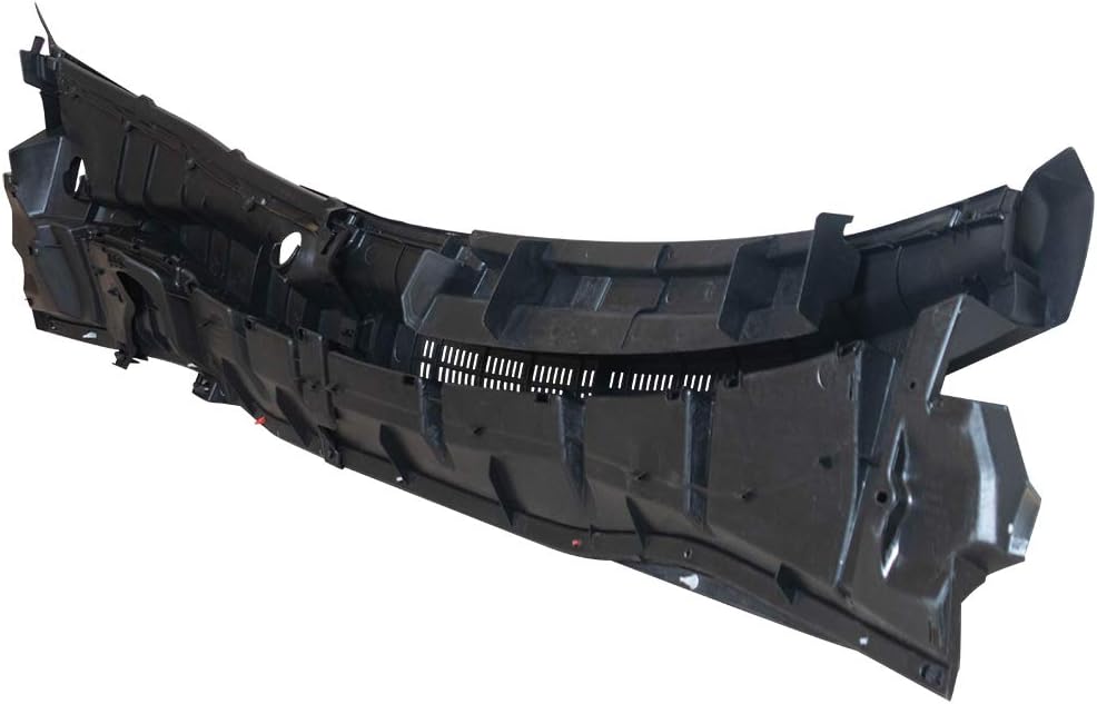 Brock Replacement Pair Set Textured Black Cowl Grilles Windshield Wiper Molding Compatible with 2009-2013 Corolla 5570902300 5570802410