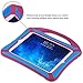 iPad Mini Case, Vakoo iPad Mini 3 2 1 Case Kids Proof Shockproof Drop Proof Soft Silicone Portable Light Weight Handle Case Cover for iPad Mini 3, iPad Mini Retina Display and iPad Mini (Pink/Blue)
