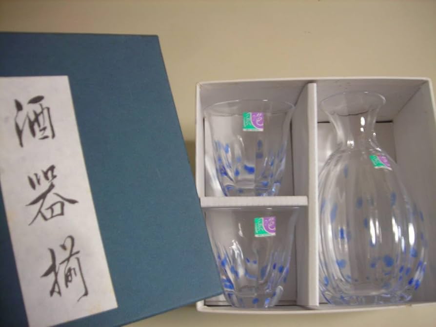 Amazon.co.jp: R5 06 HOYA/ホヤ 酒器揃 冷酒セット 徳利1個 お