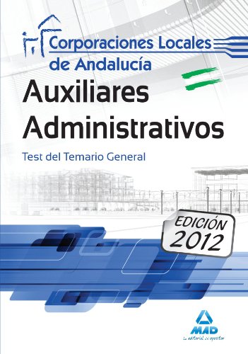 Portada de Auxiliares Administrativos de Corporaciones Locales de Andalucia Test