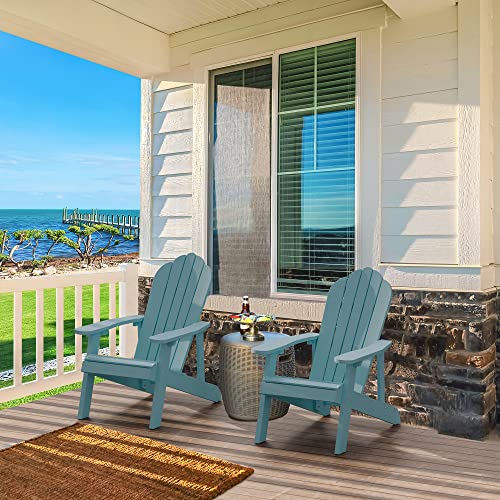 Yitahome Adirondack Chair, Heavy Duty Plastic Outdoor Chairs With Rotatable Cup Holder, Weather Resistant Fire Pit Chairs For Garden Lawn Yard Patio Deck Backyard Pool Porch Beach (4) #TOP3