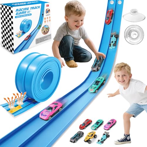 15 Ft Flex Track with 6 Cars