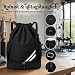 Adfuenom Turnbeutel für Jungen Damen Herren Kinder Sporttasche Sportrucksack Sportbeutel mit Kordelzug Schuhfach,Schwimmrucksack Basketball Tasche Rucksack Sport Fussballtasche Wasserdicht Gym Bag