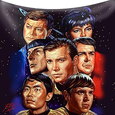 Star-Trek Collage Soft Fleece Blanket Cover
