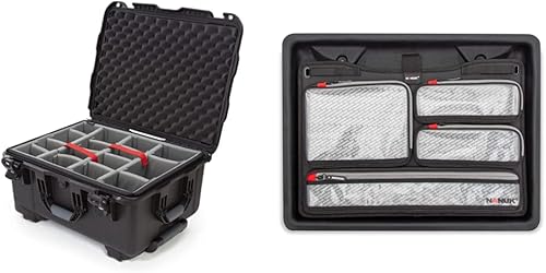 Nanuk Estuche rígido impermeable 950 con ruedas y divisor acolchado