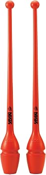 Sasaki M-34JKH-F Rhythmic Gymnastics Tools, Club, International Gymnastics Federation Certified, Rubber Club Short, Length 15.9 inches 40.5 cm