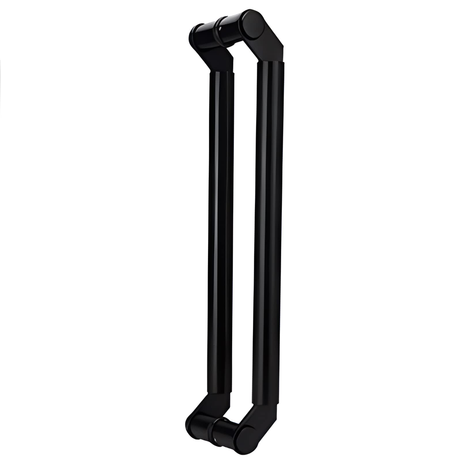CWCQGH Sliding Barn Door Shower Door Modern Sliding Glass Door Handle, 24in / 31in/39in / 47 in Pull Push Handle for Office/Studio/Bathroom/Shop,Black-80cm/31.4in