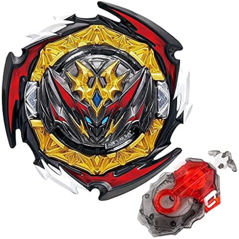 Konikiwa Battling String Bey Launcher, Dynamite Belial Top Burst Launcher Set, DB Launcher Left and Right Spin Launcher Compatible with All Bey Burst Series - Gray Cover