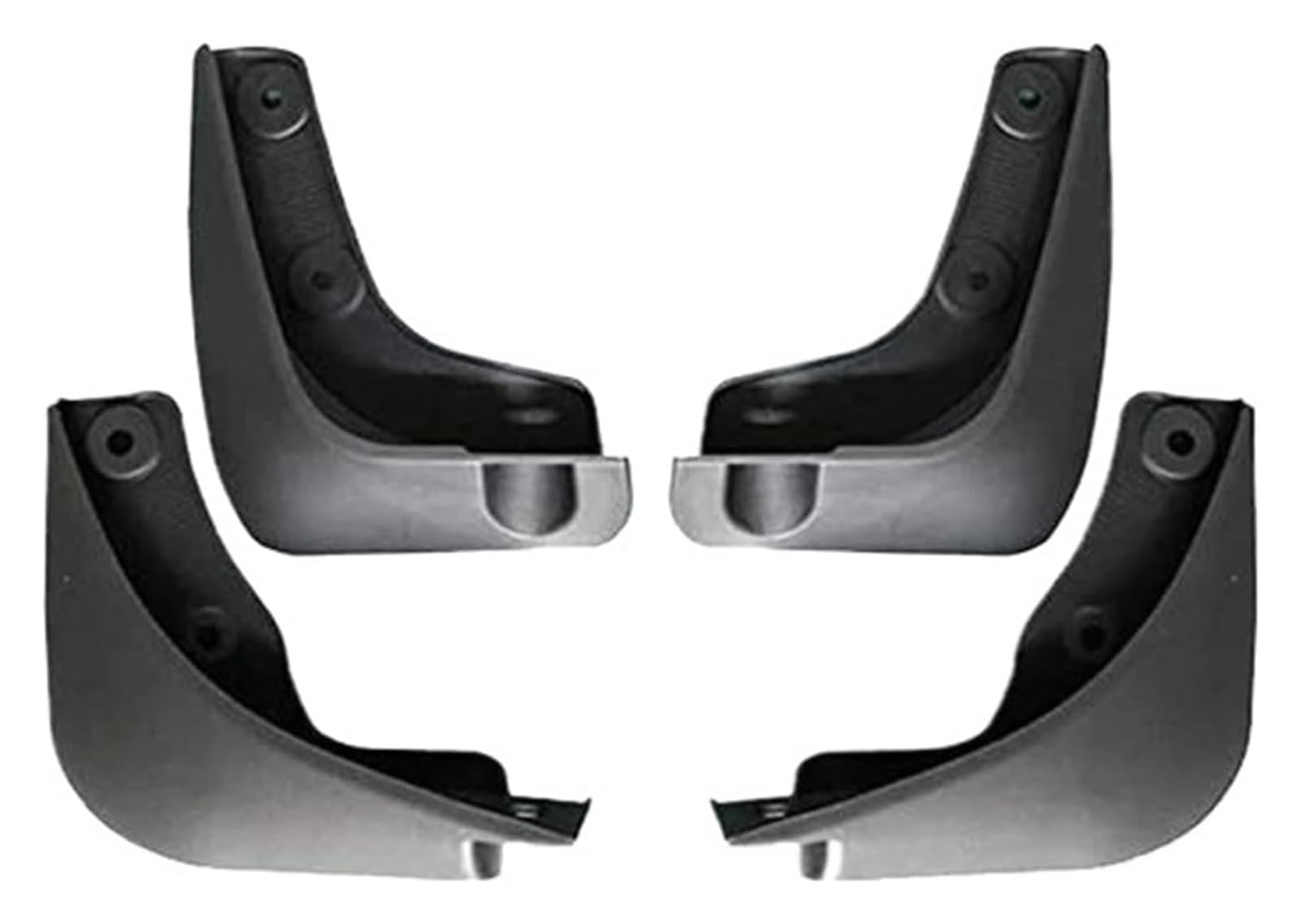 Guardabarros tipo solapa Kia Picanto 2012-2014 con protección trasera 3