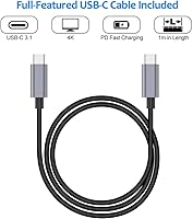 Vista 8 de Base para interruptorcargador iPhone 15, adaptador ShuOne USB C a HDMI, para Nintendo SwitchOLED con puertos de carga rápida HDMI 4K a 60Hz